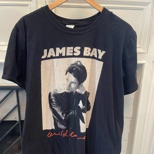 James Bay concert tshirt, Size Large
